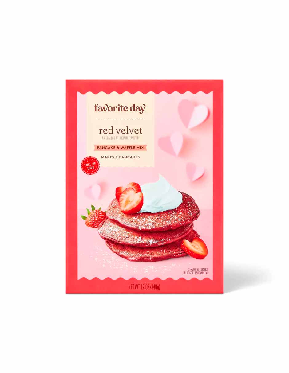 Favorite Day Mezcla para panqueques Red Velvet edición San Valentín 340gr