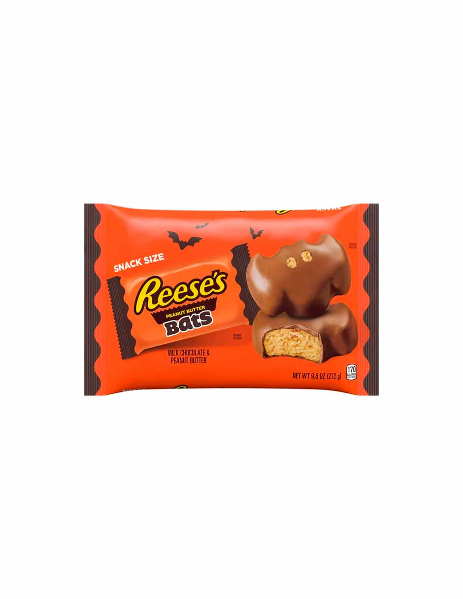 Reeses murciélagos de chocolate con mantequilla de maní 272gr