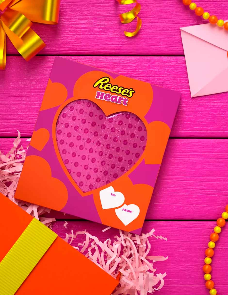 Reeses Corazón chocolate con mantequilla de maní San Valentín 141gr