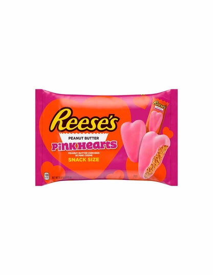 Reese's chocolates corazones rosas con mantequilla de maní San Valentín 272gr