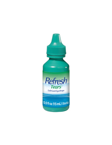 Refresh tears lubricant eye drops 2 botellas 15ml c/u