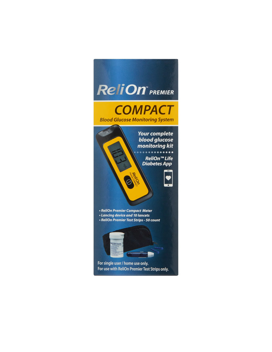 Sistema ReliOn Premier Compact para Monitoreo de Glucosa