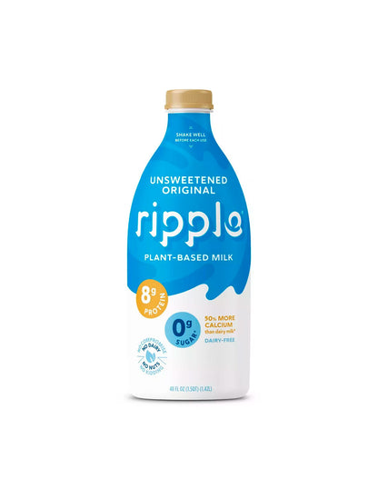 Ripple Leche original sin azúcar y sin lácteos 1.42 litros