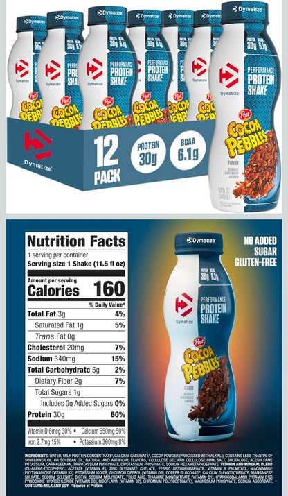 Dymatize Proteina Shake 12 pack Sabor Chocolate 340ml