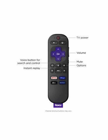 Roku Express 4K+ Reproductor multimedia de transmisión HD/4K/HDR con control para la televisión