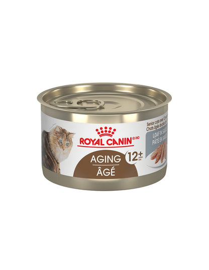 Alimento húmedo para gatos mayores de 12 años Royal Canin 12 latas