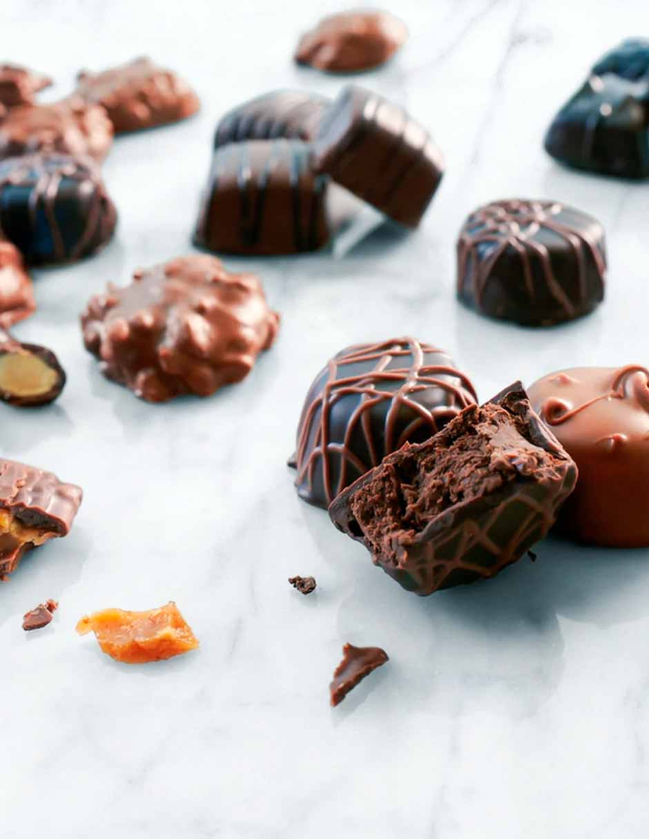 Russell Stover chocolate surtidos sin azúcar caja forma de corazón San Valentín 235gr