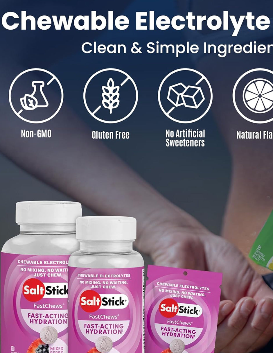 SaltStick FastChews Electrolitos Masticables 60 Unidades