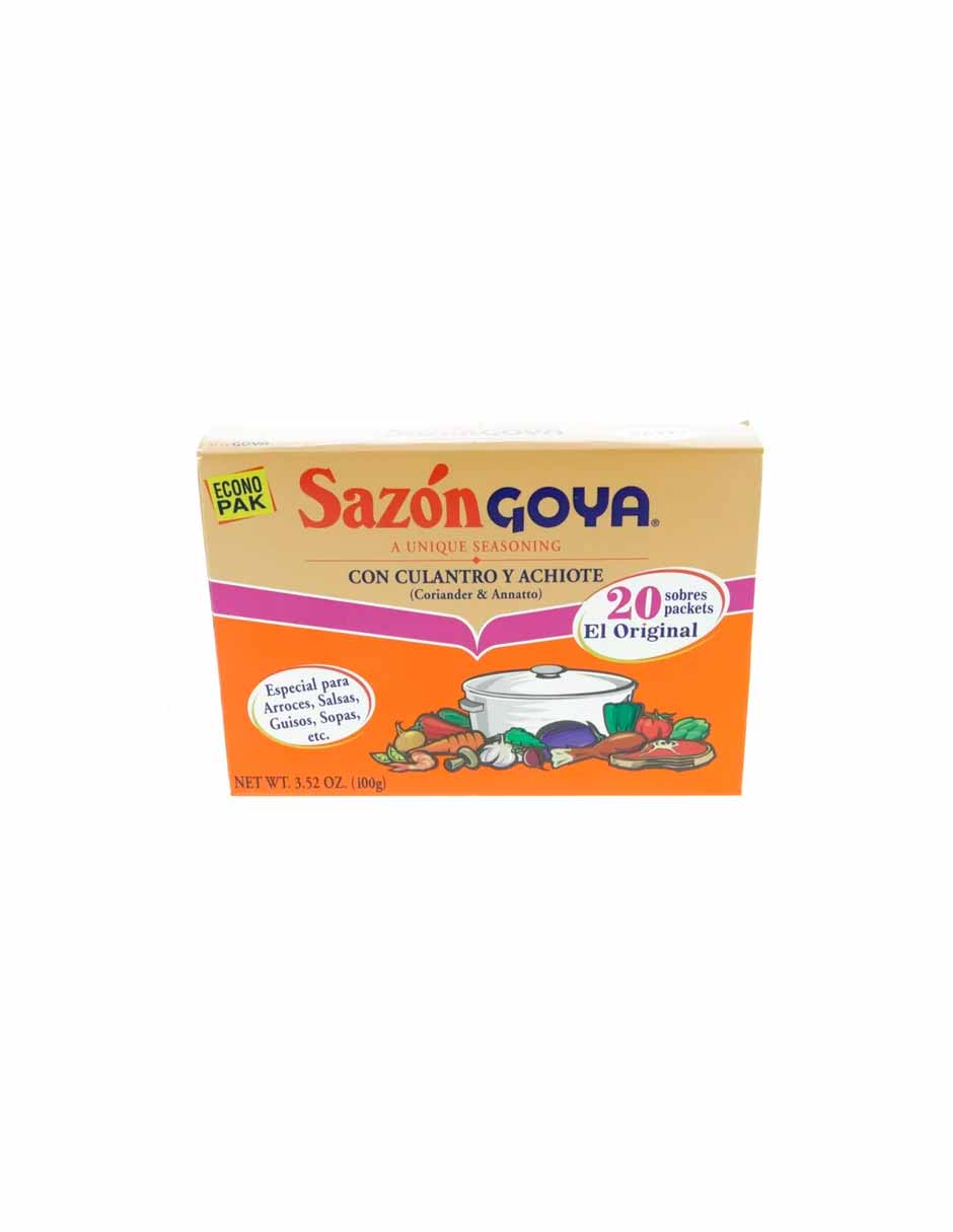 Sazon GOYA con azafran 100gr