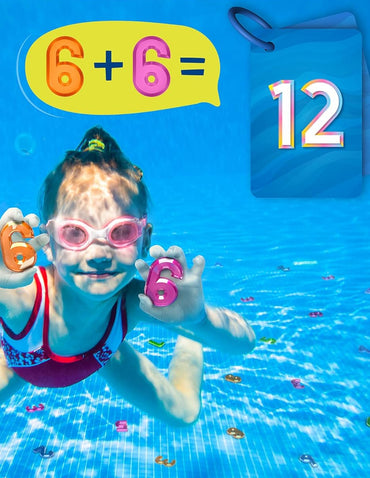 Skillmatics Juego de piscina Números Seek & Splash para niños