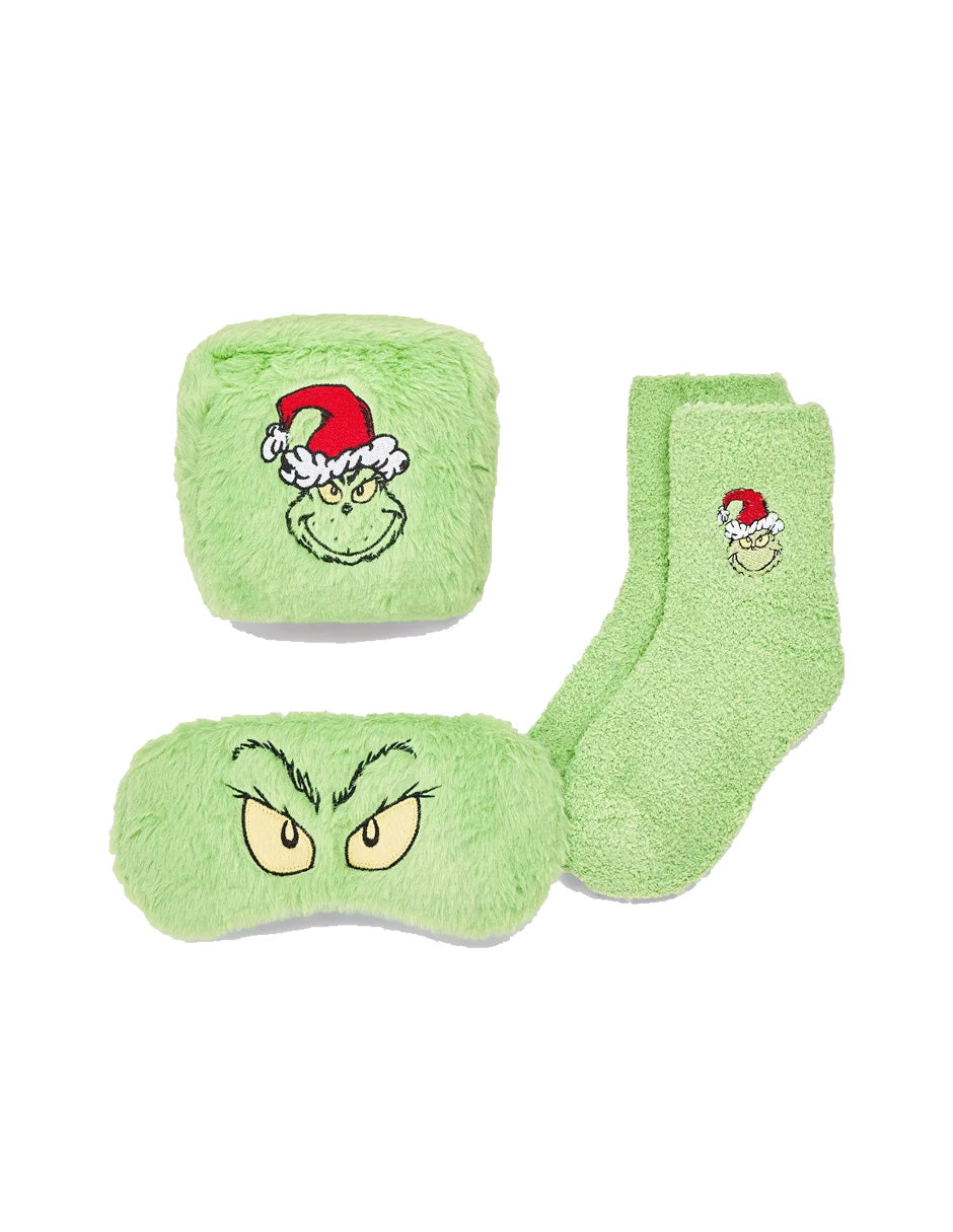 Set de regalo mujer del Grinch 3 piezas talla 4-10
