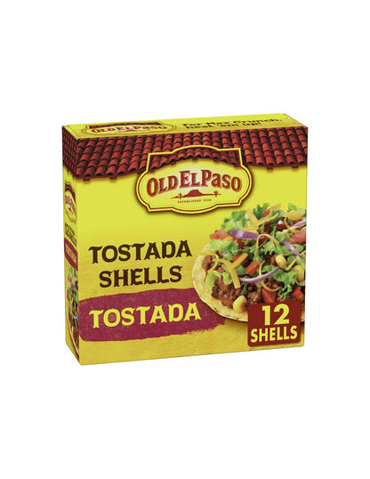 Old El Paso Tostada Shells, sin gluten, 12 piezas