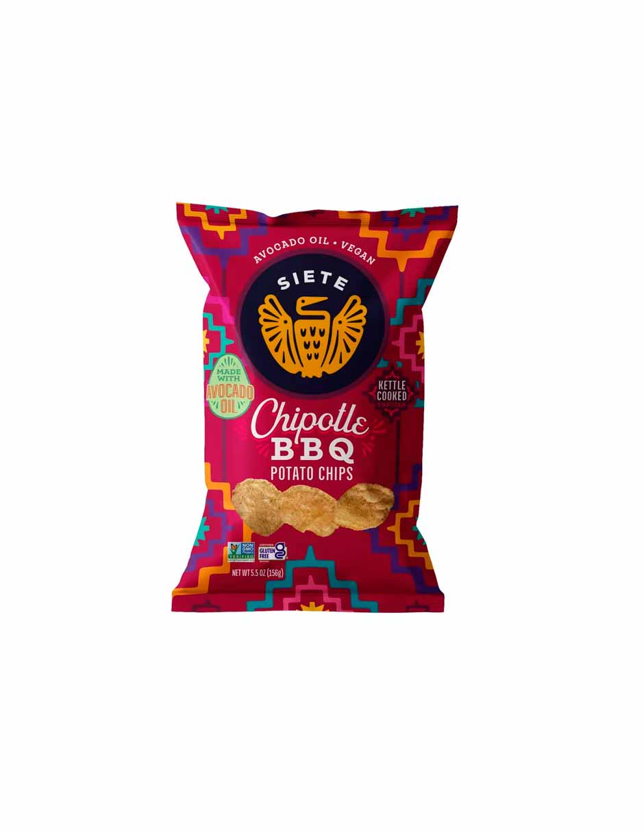 Siete papas paleo veganas sabor chipotle BQQ 156gr