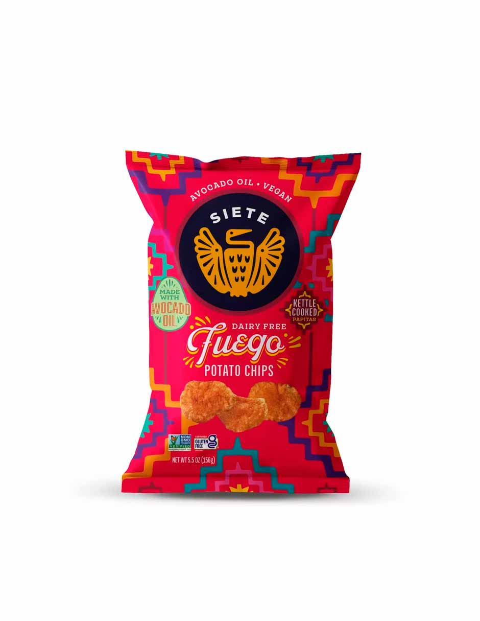 Siete papas paleo veganas sabor fuego 156gr