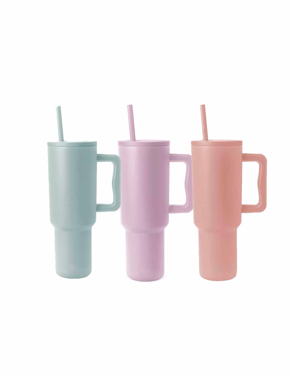 Simple Modern Vaso con tapa de acero inoxidable  40 oz (variedad)