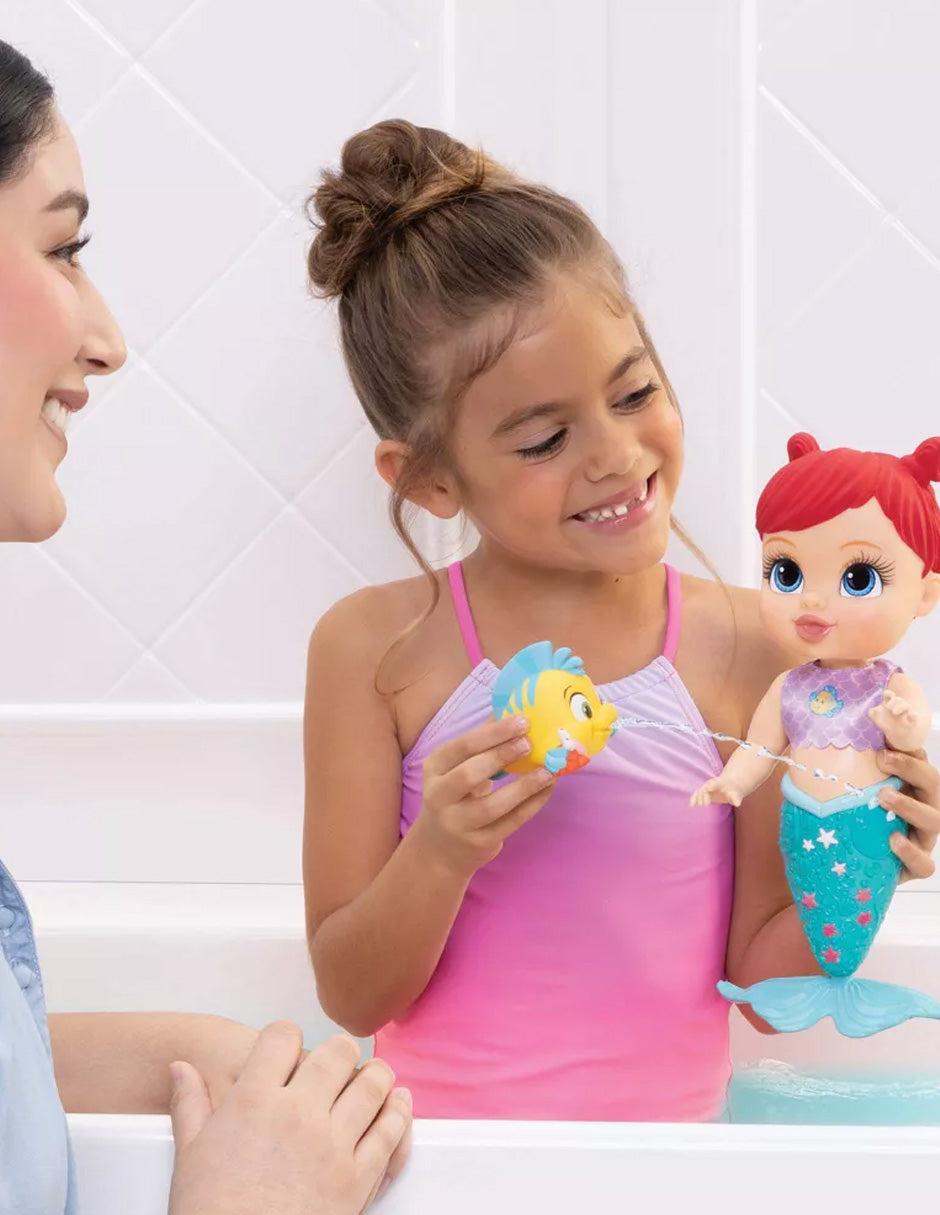 Muñeca Ariel de Baño con Accesorios y Cambios de Color