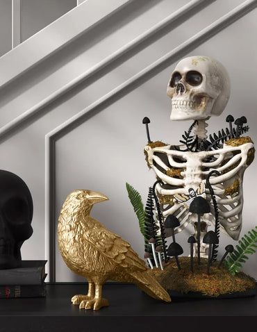 Busto de Esqueleto Decorativo Halloween 42 cm
