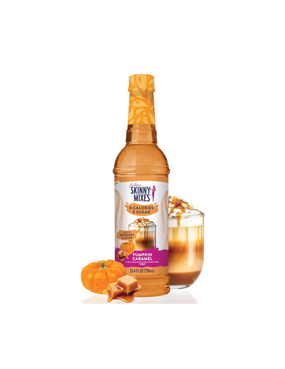 Jarabe sin azúcar caramelo y calabaza 750ml Skinny Mixes