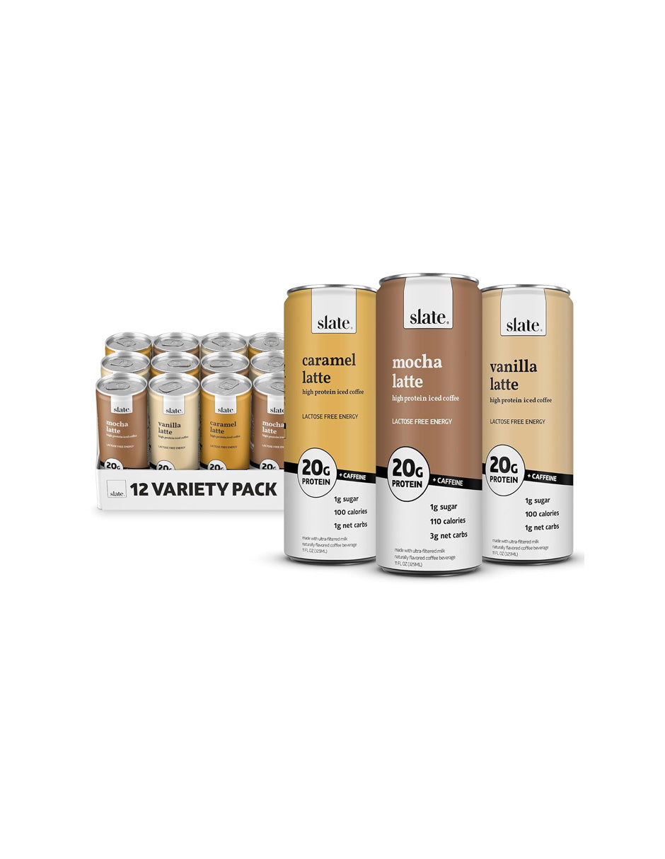 Café Helado con Proteína Slate 12 pack variado