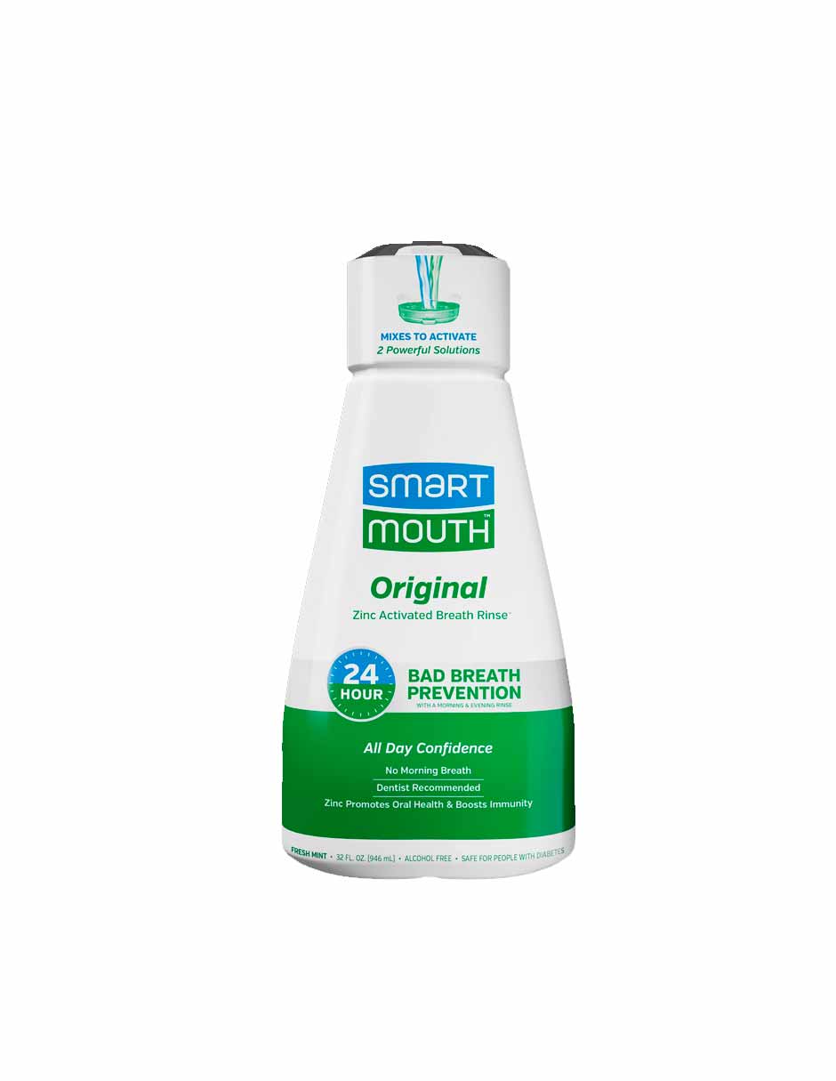 SmartMouth enjuague bucal inteligente, menta fresca 946ml