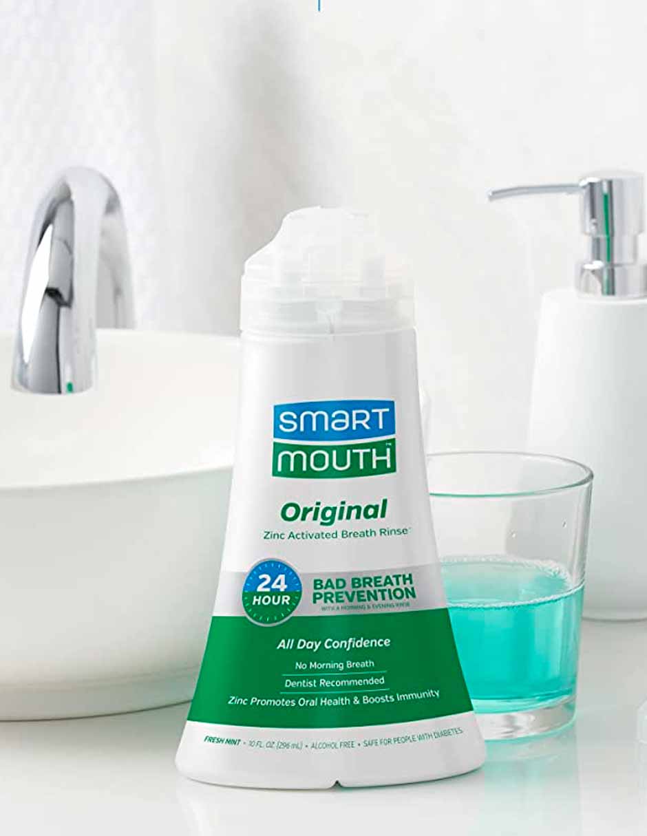 SmartMouth enjuague bucal inteligente, menta fresca 946ml