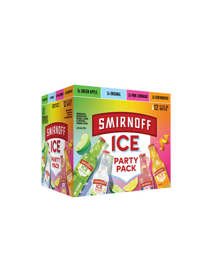 Smirnoff Ice Paquete de Fiesta de la Variedad, 12 piezas