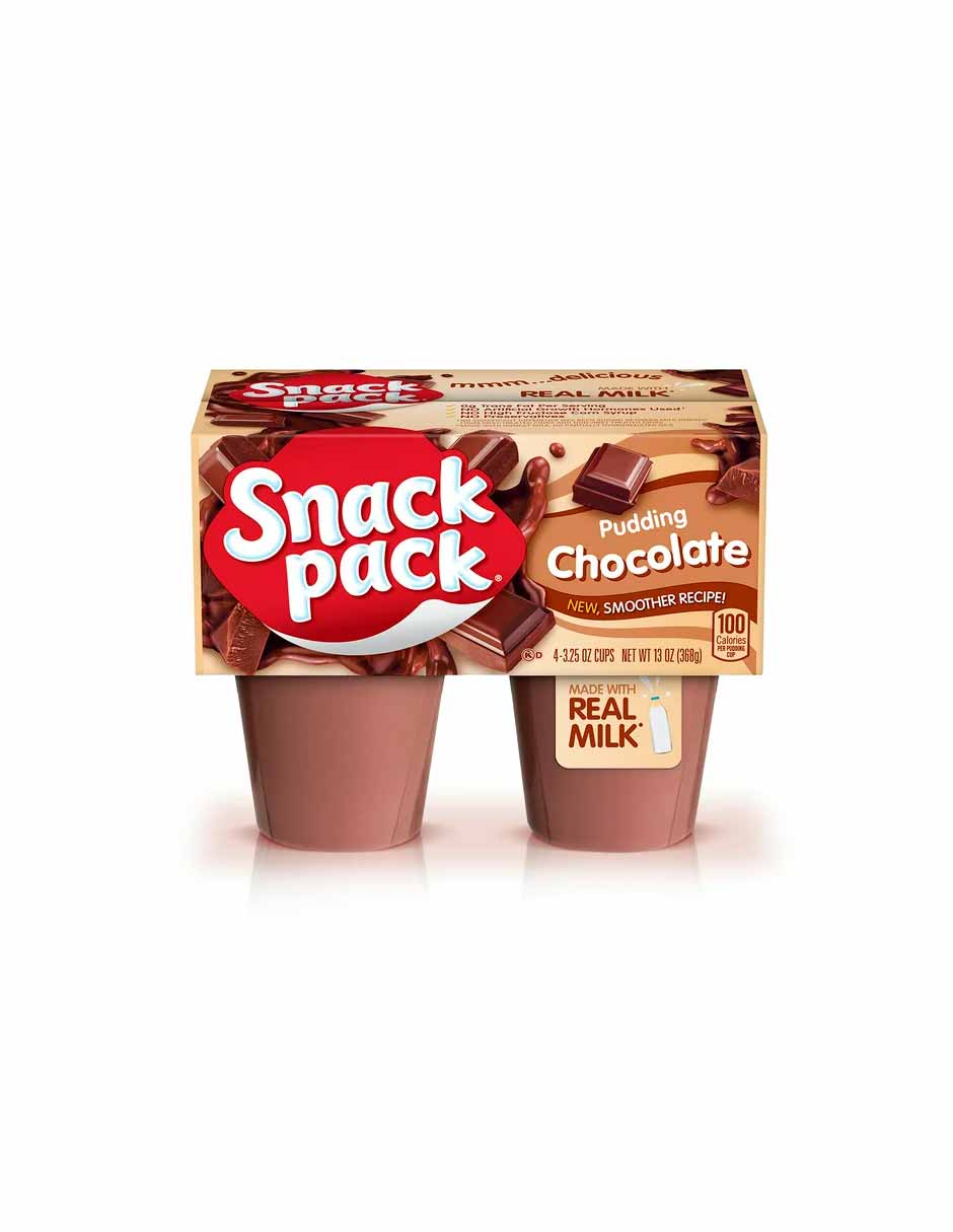 Snack Pack Gelatina 4 pack (variedad de sabores)