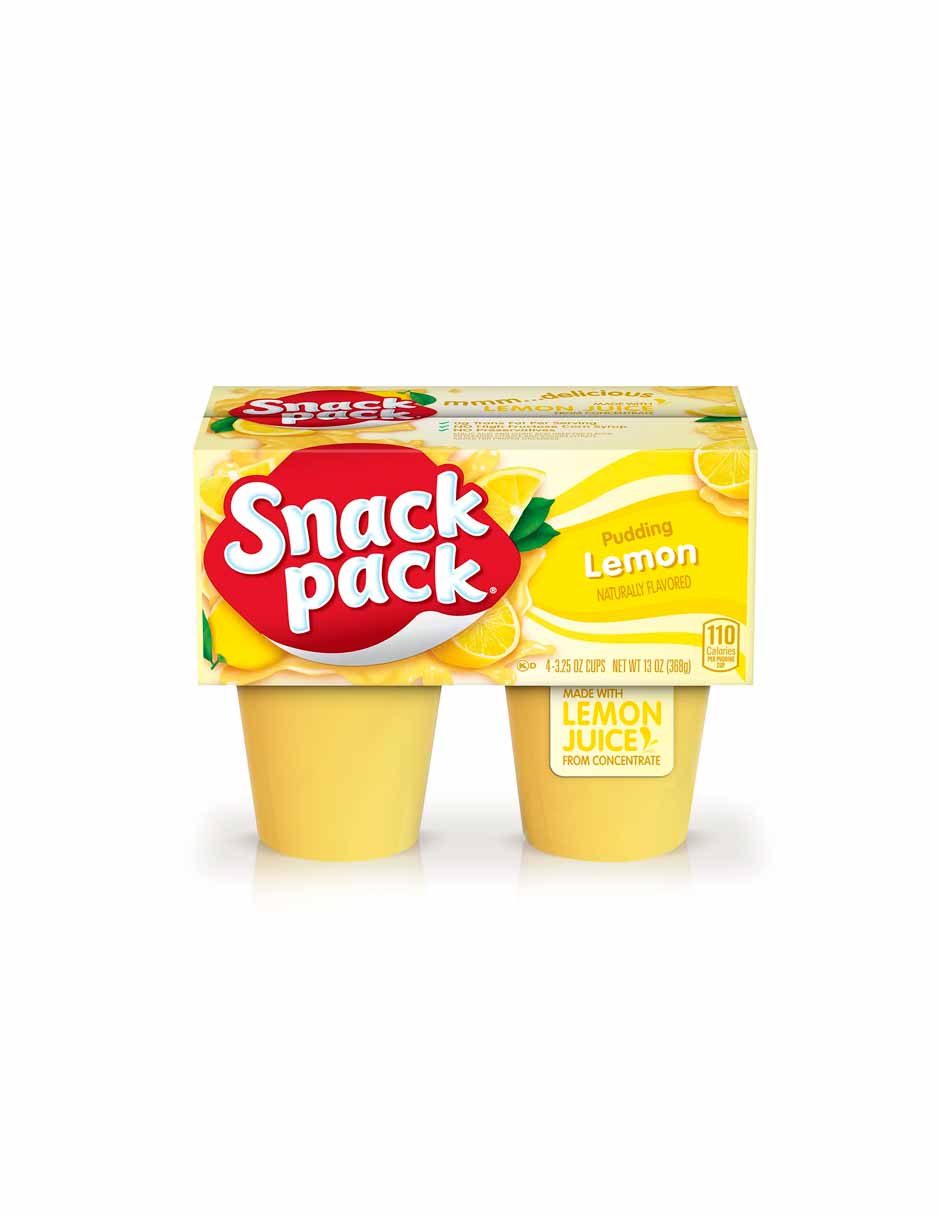 Snack Pack Gelatina 4 pack (variedad de sabores)