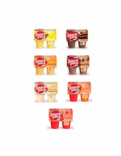 Snack Pack Gelatina 4 pack (variedad de sabores)