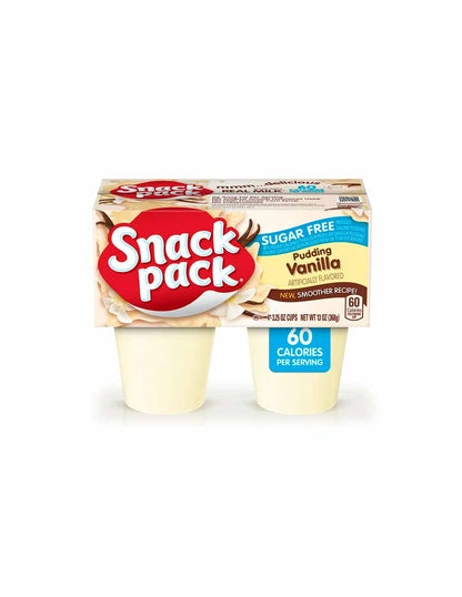 Snack Pack Gelatina sin azúcar 4 pack (Variedad de sabores)