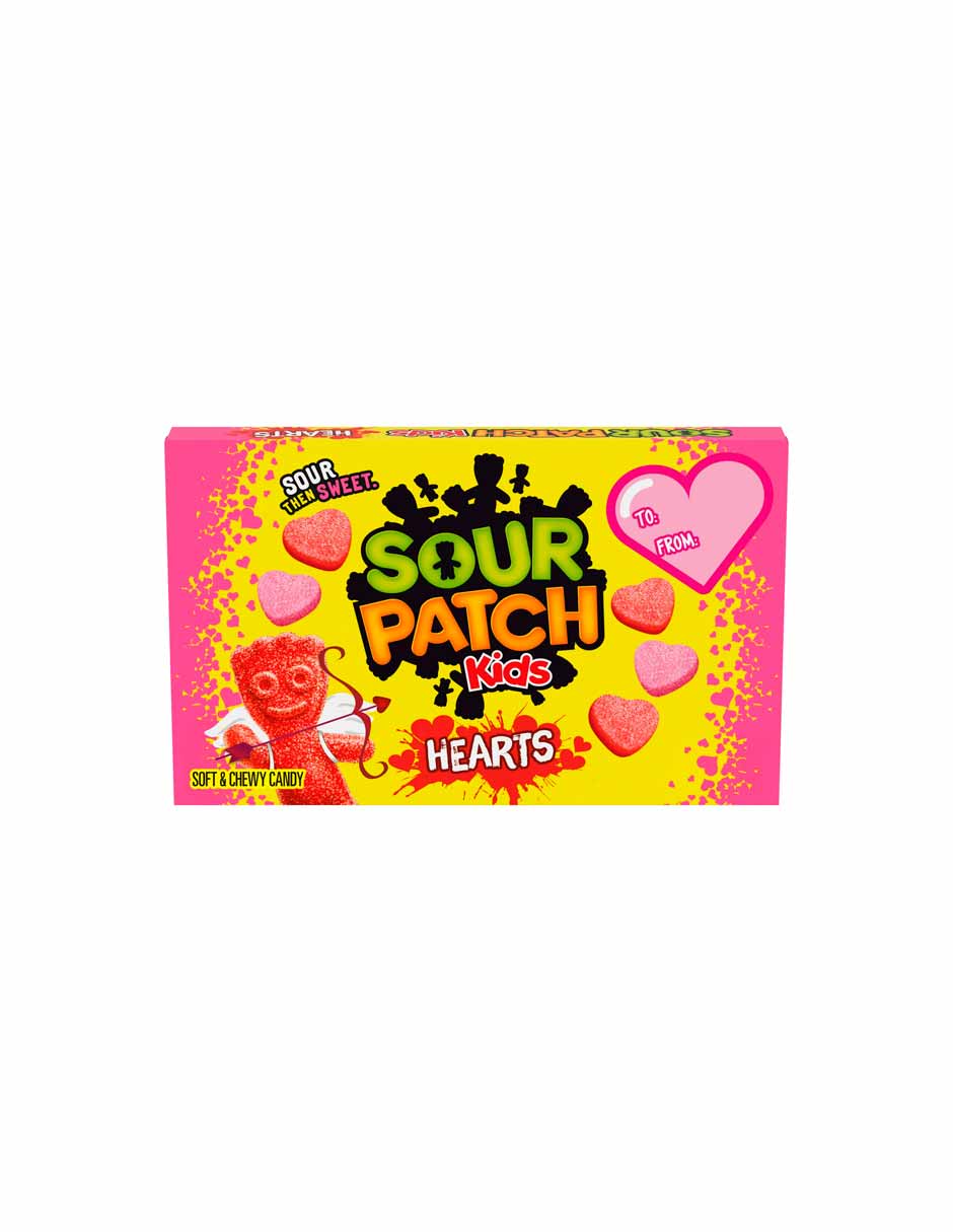 Sour Patch Kids gomitas corazones San Valentín 88gr