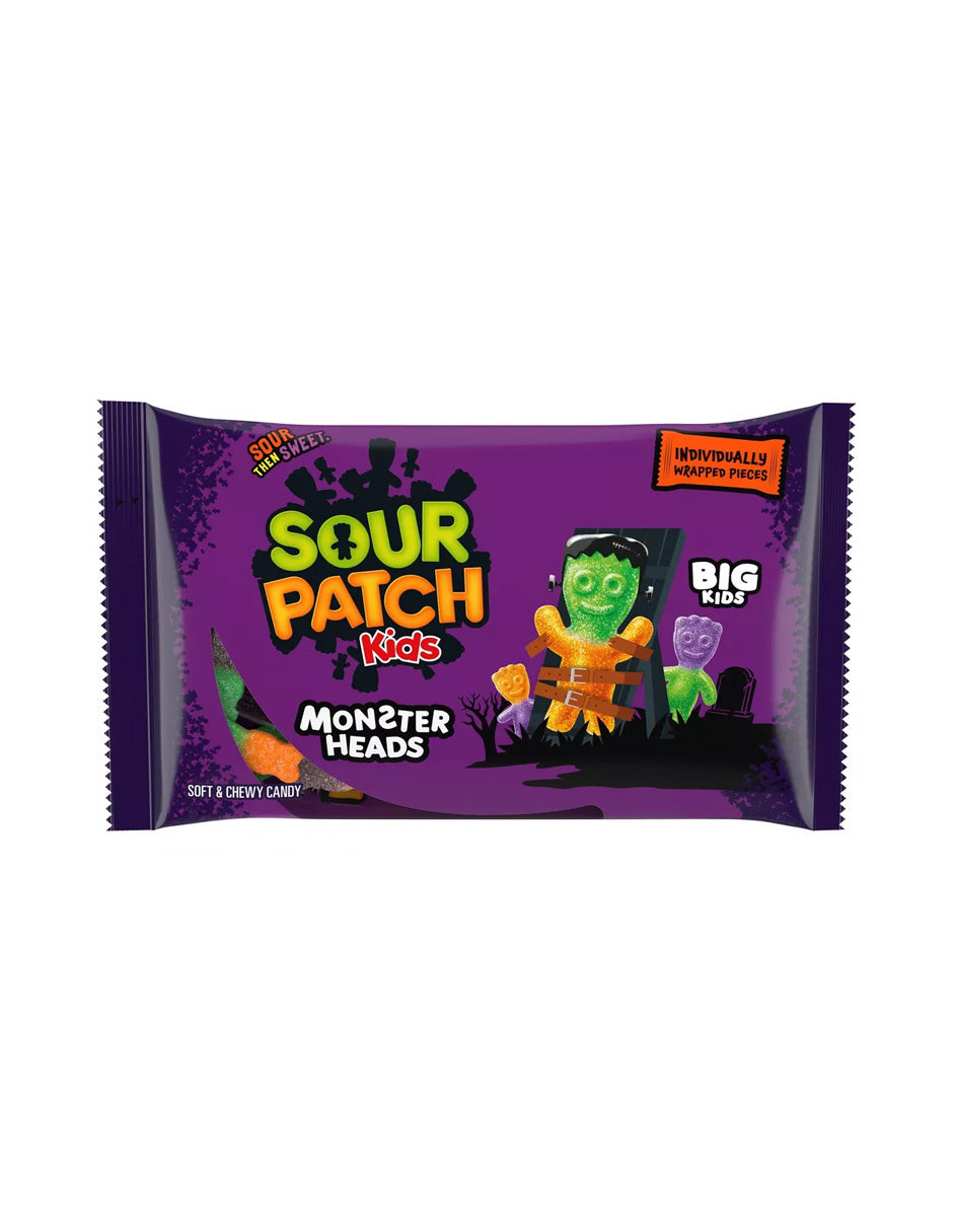Gomitas Sour Patch Kids Monster Heads Halloween 283gr