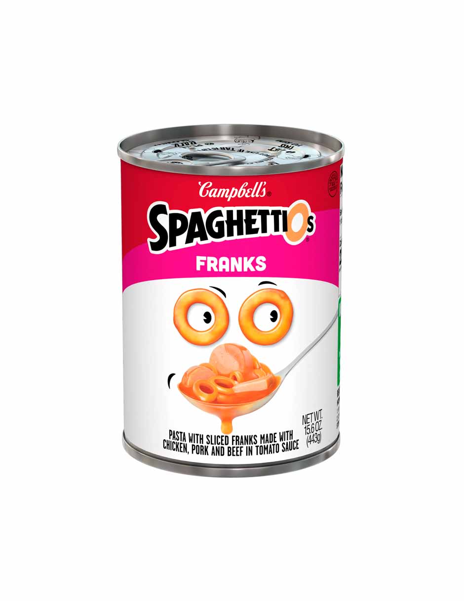 Pasta enlatada SpaghettiOs 443gr (varios sabores)