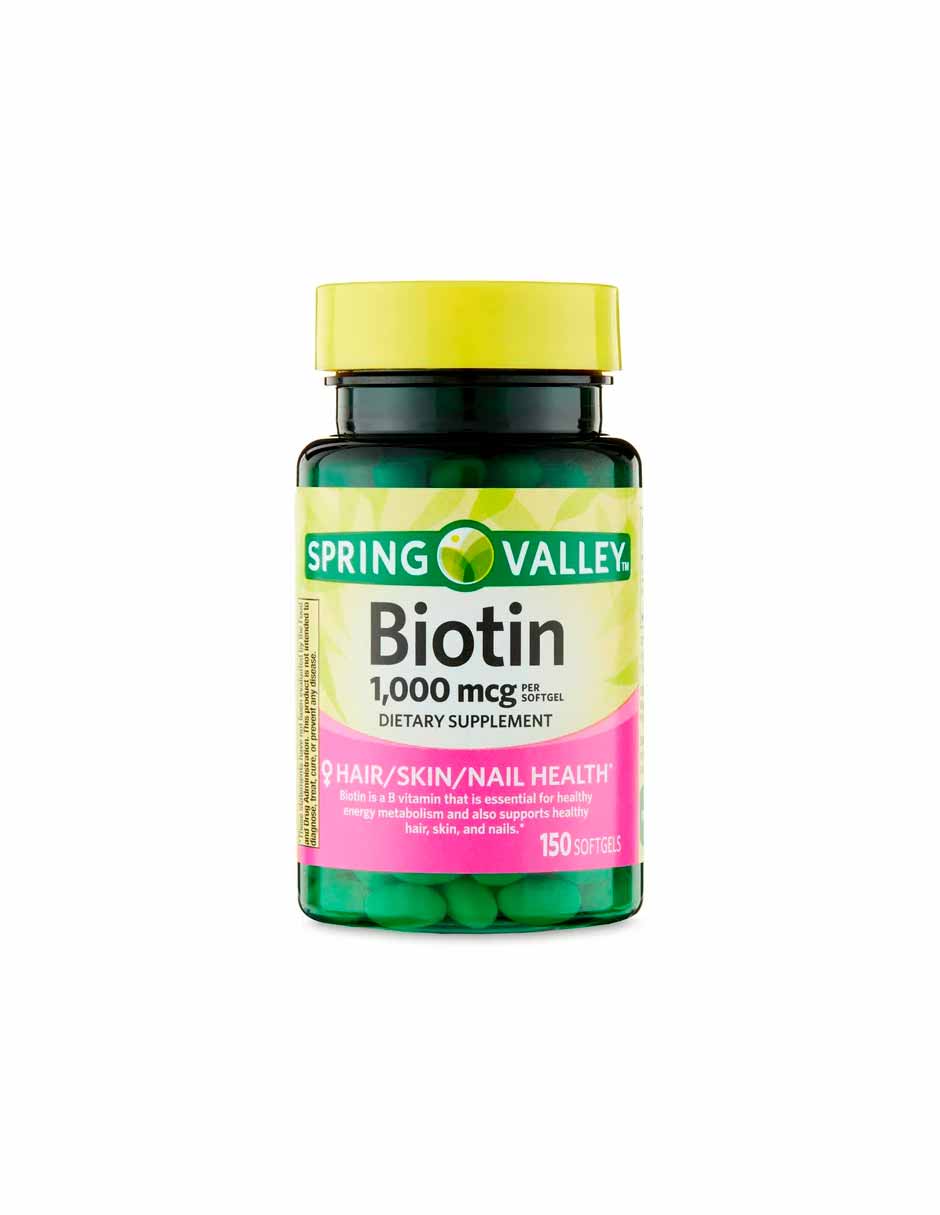 Spring Valley Biotin 1000 mcg, 150 unidades