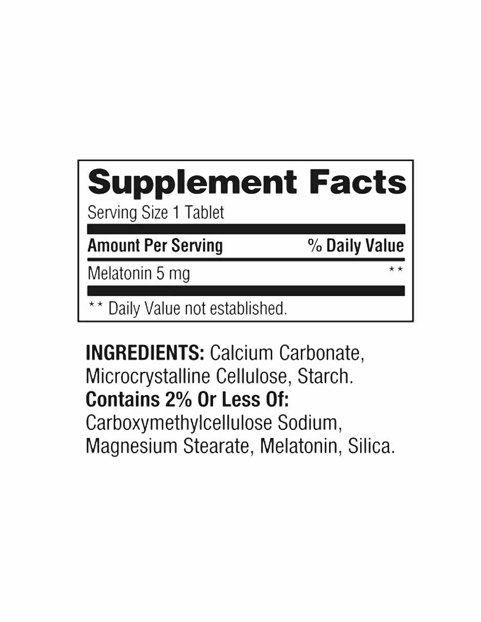 Spring Valley Melatonina 5 mg, 240 tabletas