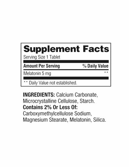 Spring Valley Melatonina 5 mg, 240 tabletas