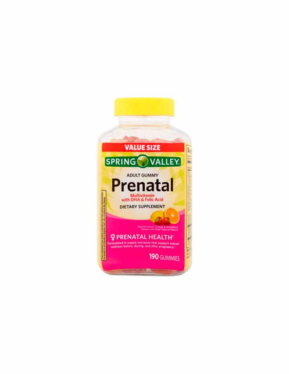 Spring Valley Prenatal gomitas, 190 unidades