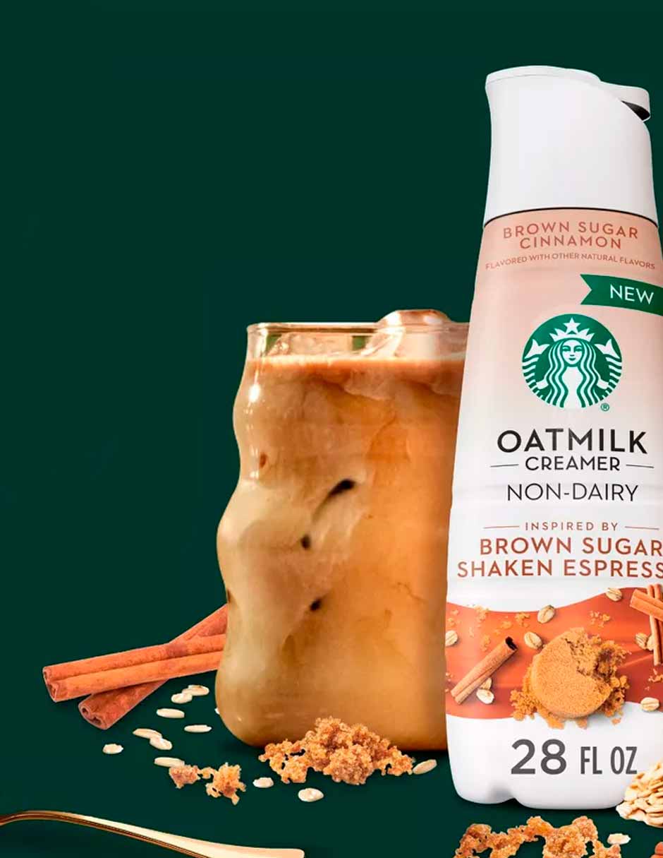 Starbucks Brown Sugar Cinnamon crema para café con leche de avena 828ml