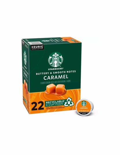 Starbucks Caramel cápsulas de café Keurig 22 pods