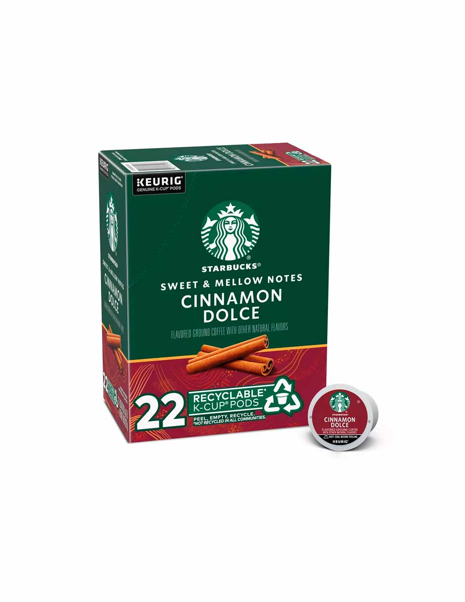 Starbucks Cinnamon Dolce cápsulas de café Keurig 22 pods