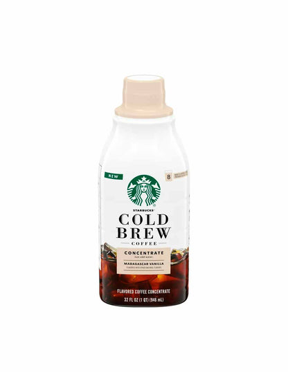 Starbucks Cold Brew Coffee, concentrado vainilla de Madagascar 946ml