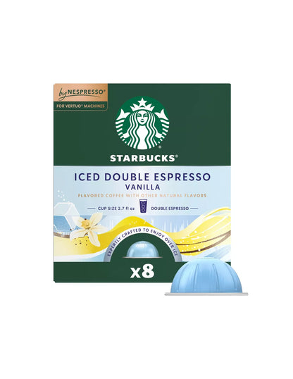 Starbucks Nespresso Vertuo Iced Double Espresso Vanilla 8 cápsulas