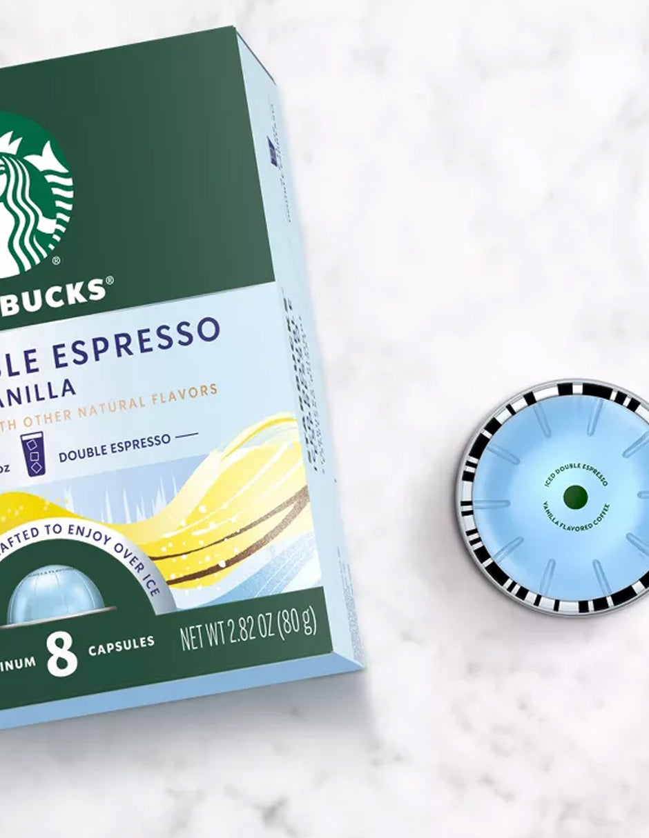 Starbucks Nespresso Vertuo Iced Double Espresso Vanilla 8 cápsulas