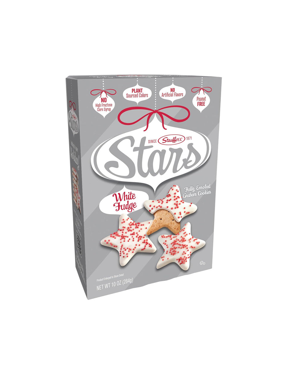 Galletas Stauffers Stars cubiertas de chocolate blanco 284gr