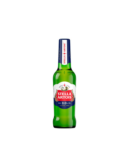 Stella Artois 0.0 Cerveza Nacional, Paquete de 6 Botellas de Vidrio