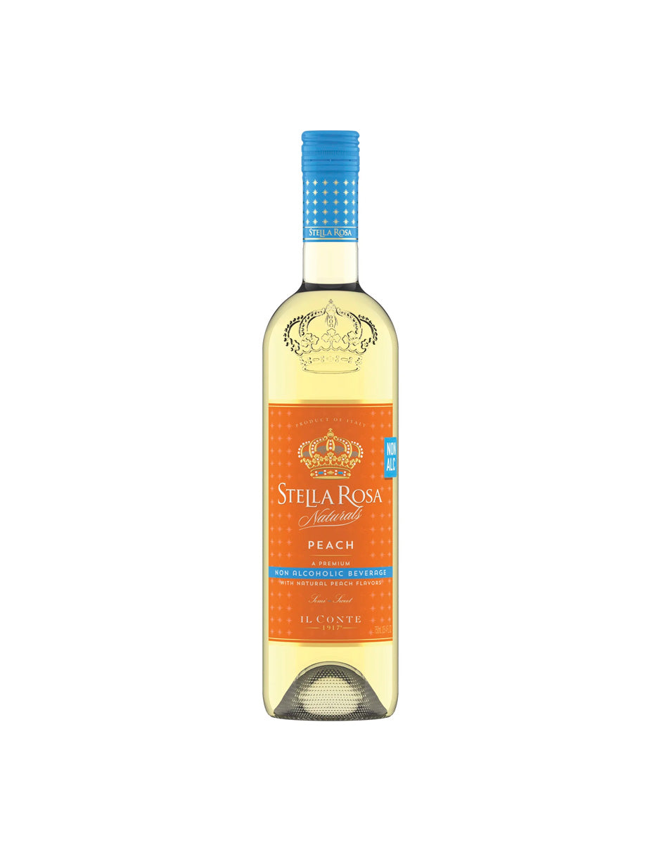 Stella Rosa Naturals Vino semidulce de durazno sin alcohol 750ml