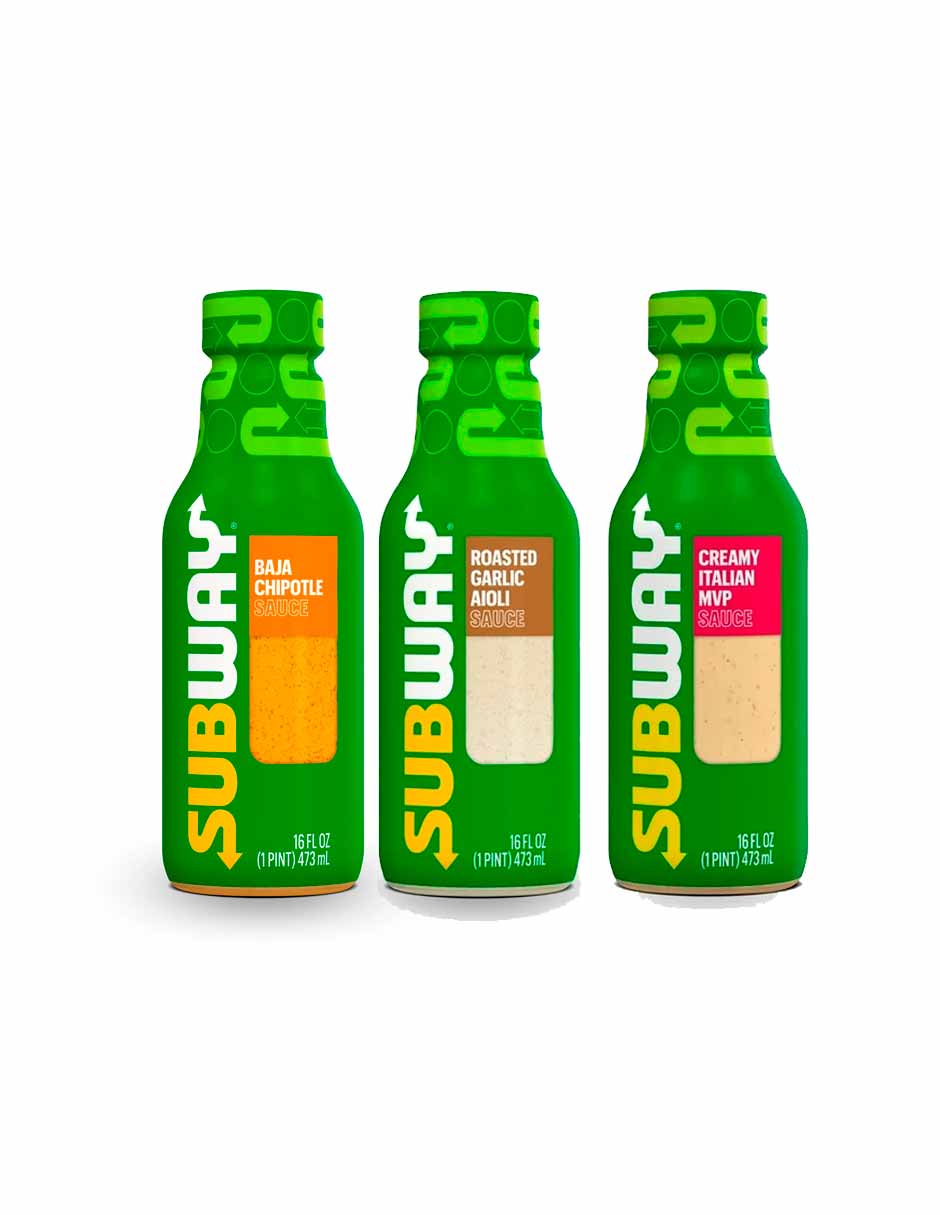 Subway salsas 473ml (variedad)