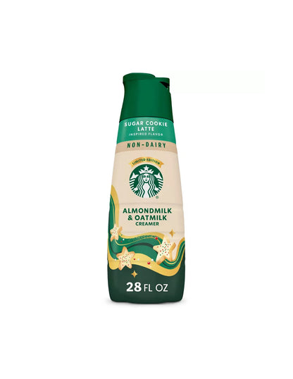 Starbucks Non dairy sugar cookie latte crema para café edición limitada 828ml