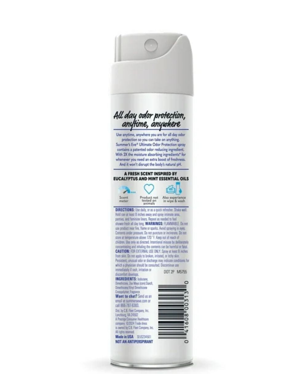 Summer's Eve Spray protector de olores zona intima femenina 56.7gr