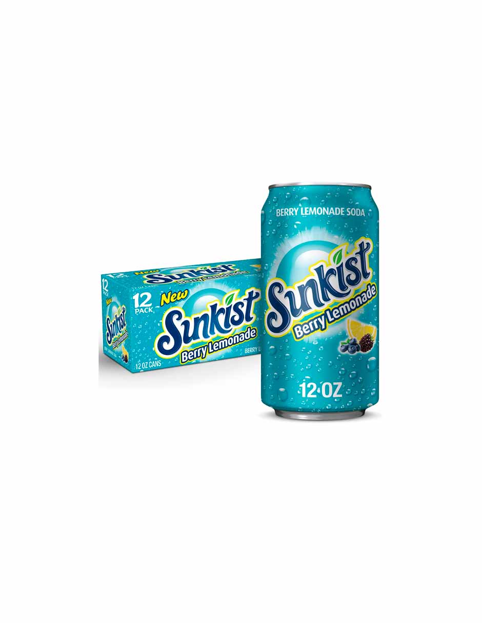 Sunkist Berry lemonade 12 pack